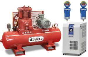 Airmac B29 415 V Professional Package - Premium Quality Airmac Range - Reciprocating Air Compressors - Glenco Air Power